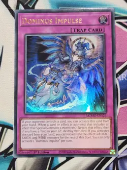 YUGIOH MZMU-EN126 Dominus Impulse Ultra Rare 1ST EDITION - Image 1