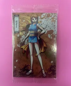 PREORDER Nami No.3 HOLO SEALED Japanese One Piece Wafer Card Bandai - Image 1