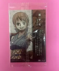 PREORDER Nami No.3 HOLO SEALED Japanese One Piece Wafer Card Bandai - Image 2
