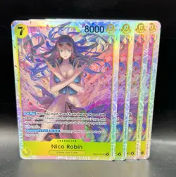 Nico Robin EB03-055 SR Extra Booster: One Piece Heroines Edition Playset X4 - Image 1