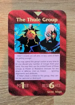 The Thule Group Card Illuminati New World Order Assassins Game 114/122 - Image 1