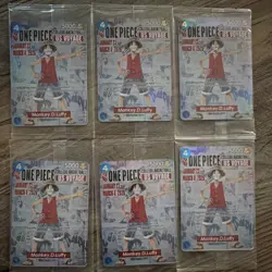 Bandai One Piece CCG US Voyage Monkey.D.Luffy Card Lot (6 Cards, 2026, English) - Image 1