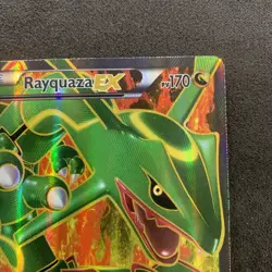 Pokemon Card Rayquaza EX Full Art UR 123/124 Stirpe Dei Draghi 2012 ITA - Image 3