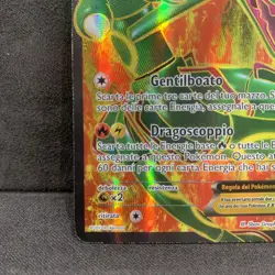 Pokemon Card Rayquaza EX Full Art UR 123/124 Stirpe Dei Draghi 2012 ITA - Image 4