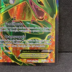 Pokemon Card Rayquaza EX Full Art UR 123/124 Stirpe Dei Draghi 2012 ITA - Image 5