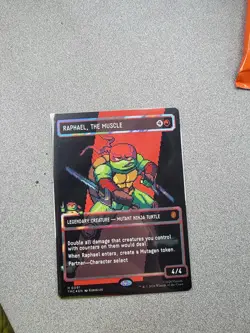 Raphael, the Muscle (0091) 8Bit Showcase Surge Foil Magic The Gathering TMNT - Image 3