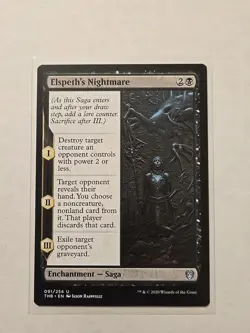 Elspeth's Nightmare - Theros Beyond Death - LP - Uncommon - Saga - Image 1