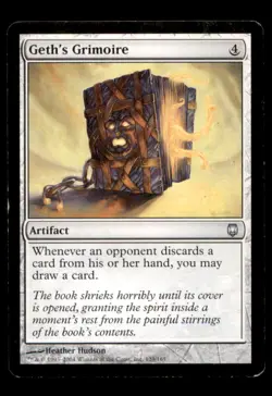 Geth's Grimoire LP Light Play Darksteel MTG [5695] - Image 1