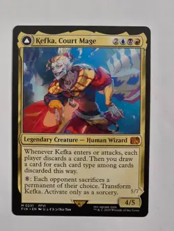 Kefka, Court Mage - M0231 Regular - Final Fantasy - Magic the Gathering - NM - Image 1
