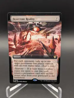 Desecrate Reality (Extended Art) Commander Masters Regular - Image 1