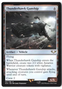 Thunderhawk Gunship 167 MTG 40K NM - Image 1