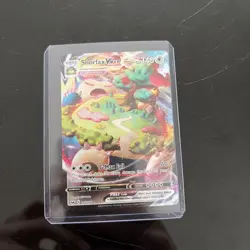 Pokemon TCG Snorlax VMAX Holo Ultra Rare Card Sword & Shield Base Set 142/202 - Image 1