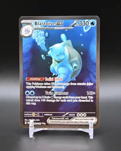 Blastoise ex 200/165 Pokemon TCG SV: Scarlet & Violet 151 SIR Full Art NM - Image 1
