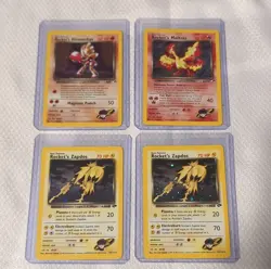 Pokemon Team Rocket Gym Heros Gym Challenge 1999 - 2000 Holo Lot of 4 - Image 1