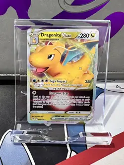 Pokemon TCG Dragonite VSTAR 050/078 Pokemon GO Ultra Rare Holo - Image 1
