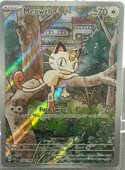 Me02: Phantasmal Flames Meowth Pokemon TCG 106/094 NM - Image 1