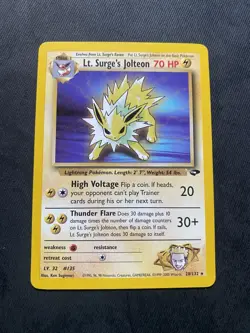 Pokemon TCG Lt. Surge's Jolteon Gym Challenge 28/132 - Image 1