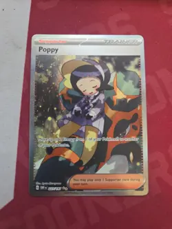 Pokemon TCG Poppy 227/197 Sir Obsidian Flames Special Illustration Rare Card - Image 1