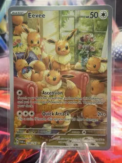 Eevee 188/167 Illustration Rare Twilight Masquerade Pokemon - Image 1