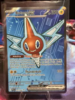 Pokemon Rotom EX 190HP Me02 Phantasmal Flames 111/094 Ultra Rare Holo Card - Image 1