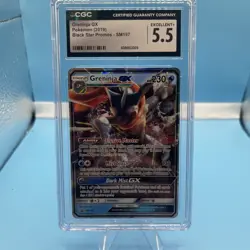2019 Pokemon Black Star Promos GX Greninja #SM197 CGC 5.5 - Image 1