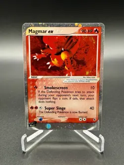 Pokemon TCG Magmar ex Ruby & Sapphire 100/109 Holo Rare Lightly Played Vintage - Image 1