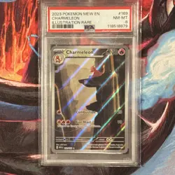 Charmeleon Pokemon TCG Illustration Rare Foil 2022 Mew EN #169 PSA 8 - Image 1