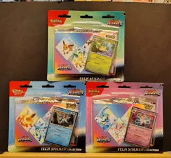 Pokemon TCG Scarlet And Violet Prismatic Evolutions Blister Pack Set Of 3 *NEW* - Image 1
