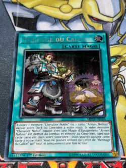 CARTE Yu Gi Oh HERITAGE DU CALICE MP19-FR224 1ere edition - Image 1