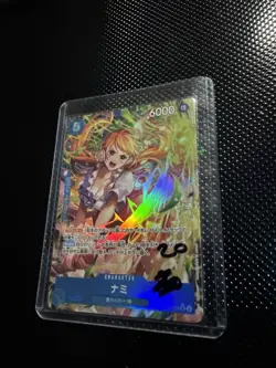 One Piece Nami SR OP11-054 OP11 A Fist Of Divine Speed Japanese ALT ART - Image 3
