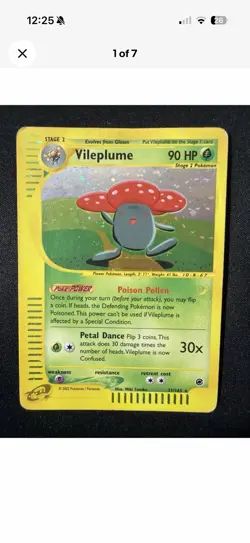 Pokemon Card Lot Starmie, Steelix, Vileplume - Image 3