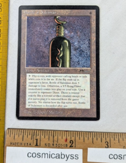 Bottle of Suleiman Arabian Nights MTG Magic the Gathering CCG card 481 - Image 1
