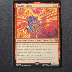 Magic The Gathering- Spider-Punk Marvel's Spider-Man Regular MTG - Image 1