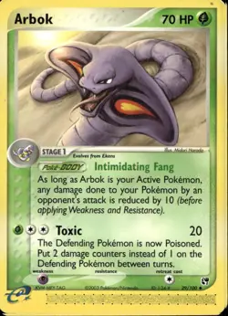 Arbok 29/100 Uncommon EX Sandstorm Pokemon - Image 1