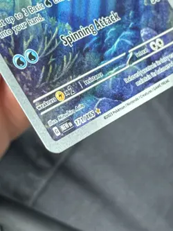 Pokemon 151 SV Wartortle - 171/165 Mint condition Error defect Card - Image 2