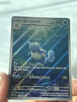 Pokemon 151 SV Wartortle - 171/165 Mint condition Error defect Card - Image 3