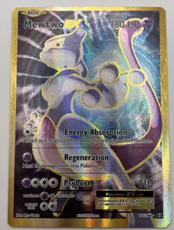 Pokemon Mewtwo EX Full Art Holo Evolutions 103/108 180 HP Ultra Rare Card - Image 1