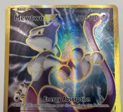 Pokemon Mewtwo EX Full Art Holo Evolutions 103/108 180 HP Ultra Rare Card - Image 5
