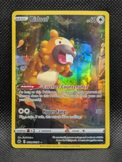 Bidoof GG29/GG70 Crown Zenith: Galarian Gallery Holo Ultra Rare Pokemon TCG - Image 1