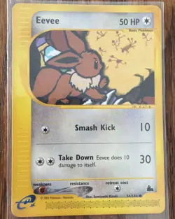 Pokemon Eevee Card 54/144 2003 Skyridge - Image 1