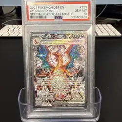 PSA 10 GEM MINT Charizard ex SIR 223/197 Obsidian Flames Pokemon 2023 - Image 1