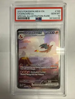 2023 Pokemon Scarlet & Violet 151 SIR Charizard EX #199 PSA 10 GEM MINT - Image 1