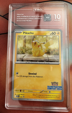 POKEMON ILLUSTRATION CONTEST 2024 PIKACHU, FERALIGATR AND TOXTRICITY SET TAG 10 - Image 4