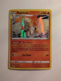 Rapidash - Holo 022/195 Rare Pokemon Sword & Shield: Silver Tempest - Image 1