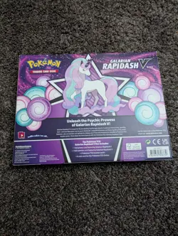 Pokemon TCG Galarian Rapidash V Box Sealed Rebel Clash, Darkness Ablaze, Battle - Image 2