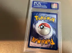1999 Pokemon Fossil AERODACTYL #1 Holo 1st Edition PSA 9 MINT vintage case - Image 2