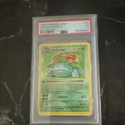 Pokemon Venusaur 1st Edition Holo Base Set #15 PSA 5 1999 - Image 1