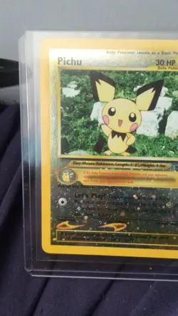 Pokemon Pichu Promo Reverse Holo Wotc 35/53 30 HP English 2001 - Image 1