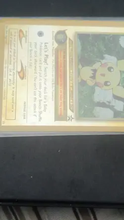 Pokemon Pichu Promo Reverse Holo Wotc 35/53 30 HP English 2001 - Image 2