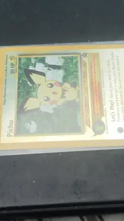 Pokemon Pichu Promo Reverse Holo Wotc 35/53 30 HP English 2001 - Image 3